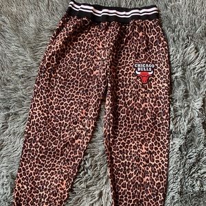 Chicago Bulls Cheetah Print Joggers